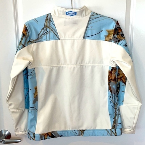 MOSSY OAK | Women’s Nature Lovers Pattern Full Zip Collared White Jacket Size M - Picture 10 of 10